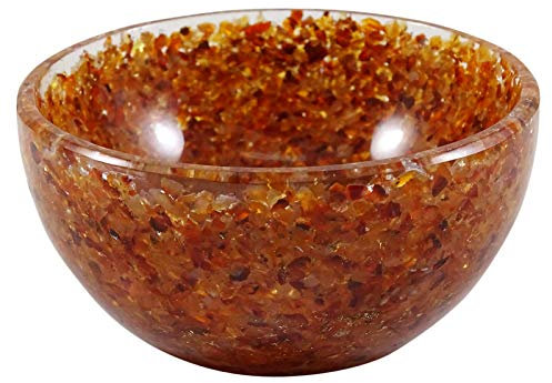 Harmonize Carnelian Decorative Bowls For Home Decor Handmade Reiki Crystal Gemstone Bowl
