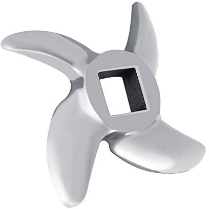 Lame per tritacarne Lame per tritacarne in acciaio inox Accessori per la sostituzione di coltelli a croce a forma di croce per tritacarne(32#)