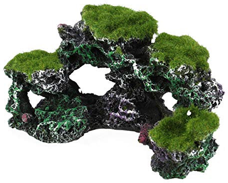 Artificial Fish Tank Plants Decorations Aquarium Background Simulation Coral Hideaway Landscape for Goldfish