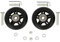 Kofferrollen Ersatzrollen ORO 68 * 24mm Gummi Rollen Räder 1Paar Mute Gepäck Koffer Ersatz Wheels