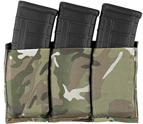 KRYDEX Tactical Molle M4 M16 Triple Magazine Pouch Speed Mag Holder