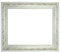 Barockrahmen weiß-Gold verziert 917 BIA/ORO, Leerrahmen, 70x100 cm