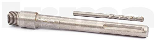 BSD Adaptateur pour Scie Cloche - SDS-Max 110mm M22 - Adaptateur Scie Trépan, Adaptateur Trépan Couronne avec Foret Central