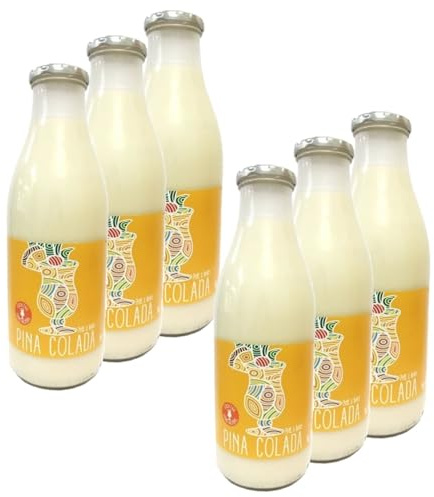 Lot 6x Boisson pour pina colada - bouteille 1L