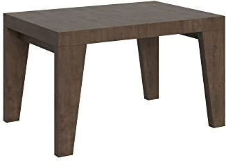 Itamoby, Tisch Naxy, ausziehbar, Nussbaum, 90 x 130 cm, verlängert, 234