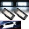 Beneges 2 Stücke Fehlerfrei Xenon Weiß LED Kennzeichenleuchte Kompatibel mit 2002-2011 MBZ C E CLS SLK Klasse W203 W211 W219 R171, 2012-2016 Tesla Model S 2038200256, 600770000A