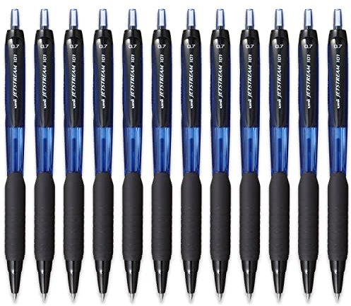 Uni-Ball Rollerball JetStream SXN-101, Blau, 0,7 mm, Box, 12 Stück
