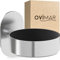 ovimar Porte-sèche-Cheveux Glyngore | Acier Inoxydable | Argent | avec Montage Mural sans perçage | avec Rembourrage pour sèche-Cheveux | À Coller | Support de sèche-Cheveux dans la Salle de Bain