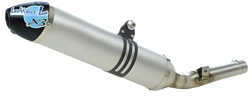Endschalldämpfer/Auspuffanlage LeoVince SLIP-ON X3, Aluminium für Enduro KTM LC4 640/660 SM/Enduro