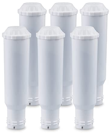 EVERSPRING Wasserfilter Kaffeevollautomat Kompatibel mit Krups F088 Pro Aqua, Passt viele Modelle von AEG, Bosch, Siemens, Nivona,6 Stück (ACHTUNG: nicht geeignet für Jura White)