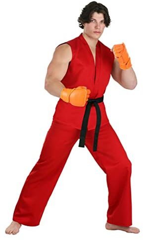 Street Fighter Ken Fancy Dress Costume for Men Medium