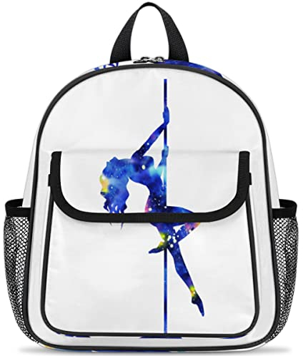 TropicalLife Pole Dance M?dchen Rucksack Schultasche f¨¹r Jungen M?dchen Kinder Kleinkind Kinder Pole Dancer Buch Tasche Wasserdichter Rucksack Freizeit Tagesrucksack, mehrfarbig
