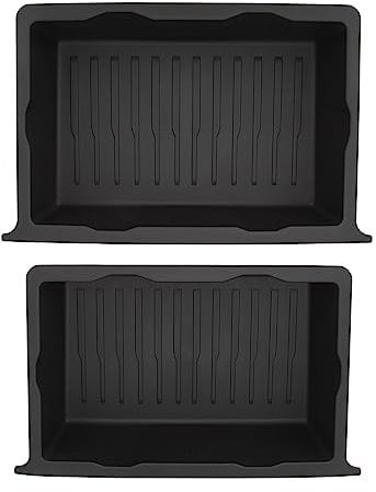 2 Pcs Under Seat Storage Box Underseat Organizer Container Tray Replacement for Model Y 2020 to 2023