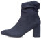 MARCO TOZZI Damen Stiefeletten mit Absatz Spitz mit Reißverschluss, Blau (Dk.Navy), 40 EU