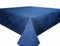 Textil Tischdecke Tischtuch Leinendecke Leinenoptik Lotuseffekt schmutzabweisend Fleckschutz pflegeleicht (Oval 160 x 260 cm, Blau)