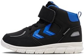 hummel Unisex Kinder X-light 2.0 Mid Tex Jr Ankle Boot, Black Blue, 37 EU