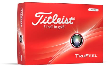 Titleist TruFeel Golfbälle, Weiß (ein Dutzend)