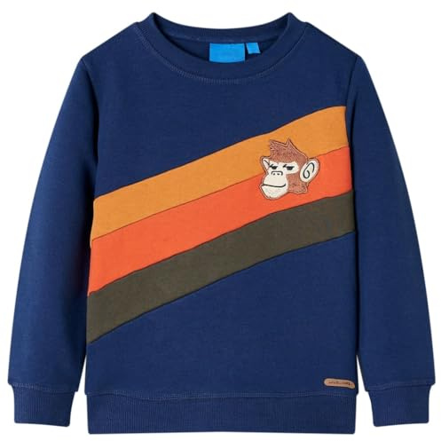 vidaXL Kinder-Sweatshirt Marineblau 104