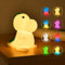 URAQT Dinosaurs Night Light for Kids, 7 Color Changing Cute Kids Dinosaur Lights, Dimmable Portable LED Night Lamp for Bedroom Decor, Nursery