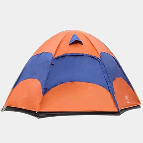 Automatisches Strandzelt für den Außenbereich, sechseckiges Zelt, Festival-Kuppelzelt für 5–8 Personen, Familien-Campingzelt für 5–8 Personen, Rucksackzelt mit einer Tür für Outdoor, Wandern, Kle