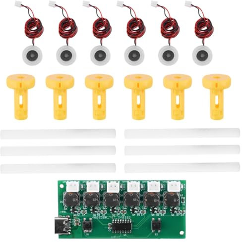 PAMENET Type-C USB Mini Humidifier DIY Kits Mist Maker and Driver Circuit Board 6 Fogger Atomization Film Atomizer Sheet(B)
