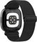 Amzpas Sport Bracelet Compatible avec Versa 4 / Versa 3 Femmes Hommes, Réglable Bracelet élastique en nylon pour Versa 4 / Versa 3, Noir