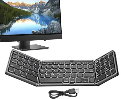 Tastiera pieghevole, multi- di supporto multilingue, tastiera pieghevole multi- compatta per smartphone, computer portatile, tablet