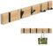 Flip 5-Hook Wall Mounted Coat Rack, Wooden Modern Flip Down for Hanging Hats, Sleek, Wood Heavy Duty Entryway Wall Hangers for Hanging Towels, Clothes, Bags, Scarfs, Natural, Natur