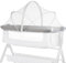 Jonuin Moustiquaire Lit Bébé Respirant, 55cmx100cm Moustiquaire Berceau Bebe, Moustiquaires Cododo avec Fermeture Éclair, Simple à Installer, Respirant et Pliable, pour Camping, Maison (Blanc)