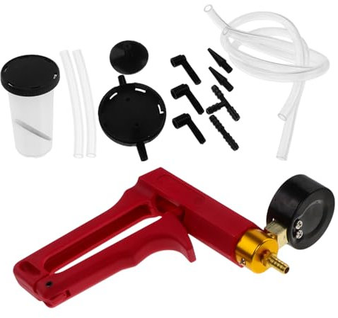 Cabilock Pompa Vuoto Portatile per Spurgo Freni Kit di Utensili per Auto per Sostituzione del Liquido Freni Aspirazione Efficiente e Facile da Usare