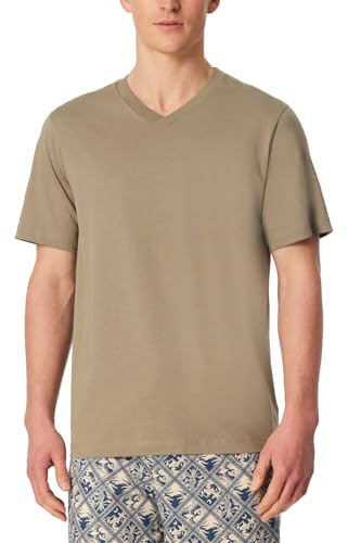 Schiesser Herren Schlafanzugoberteil Shirt V-Ausschnitt - 169872