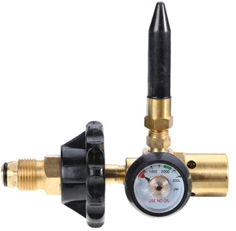 Riempitrice per palloncini con regolatore di gonfiaggio a palloncino con calibro 0-3000PSI per riempitrice regolatore valvole serbatoi CGA580