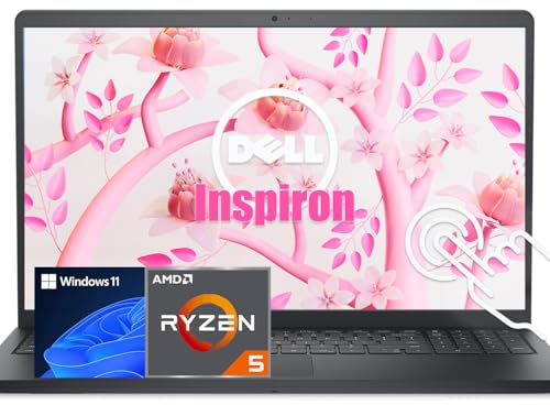 Dell Laptop con pantalla táctil Inspiron 15 de 15.6 pulgadas | CPU AMD Ryzen 5 7530U (6 núcleos, 12 hilos) | 64 GB de RAM, 1 TB SSD | Windows 11 | ExpressCharge (hasta un 80% en 1 hora) | Diseño