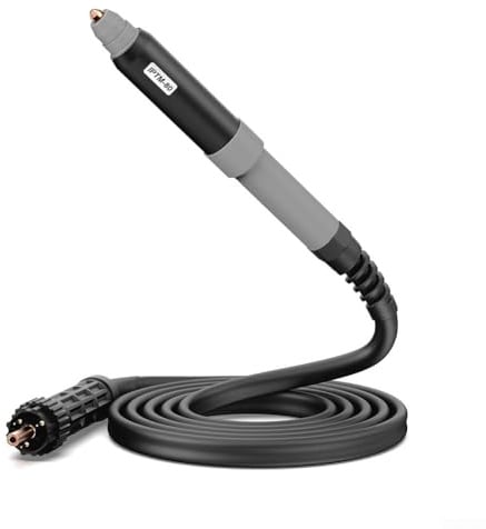 IPTM80 PTM80 P-80 Plasmaschneidbrennerkopf mit 6 m Kabel, Industriequalität 80A Brenner für CNC-Plasmaschneiden von Stahl und Aluminium