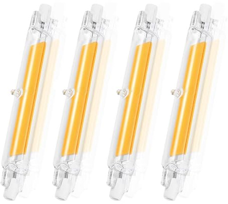 Hsientpe R7S LED 78mm Dimmbar 10W (Ersatz für 100W Halogen), LED Lampe mit 1000LM 3000K Warmweiß für Deckenfluter, 360° Flackerfreies Licht, R7S Glühbirne 4er Pack