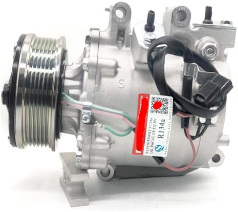 FCOIN Compressore CA for Aria Condizionata TRSE09, Compatibile for Honda, CRV 6PK 38800-R6F-G210-M2 38800R6FG210M2 3720A, Compressore di Refrigerazione