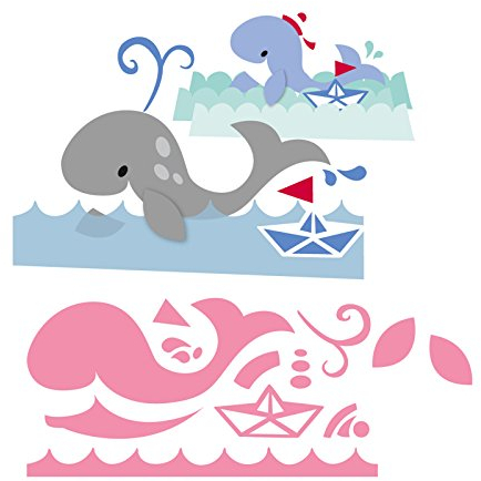 Stanzschablone - Marianne Design - Eline's whale