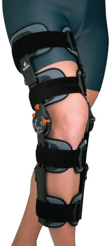 ÓRTESIS DE RODILLA REGULABLE CON BLOQUEO