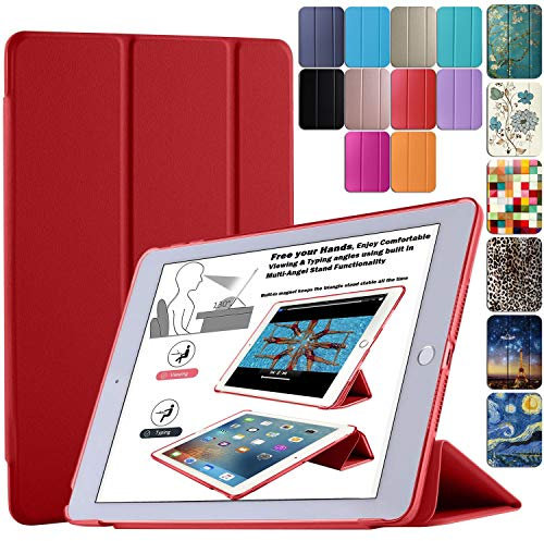 Apple iPad iPad morbido silicone posteriore 1. Red New iPad 9.7 2017 / 2018 (Latest)