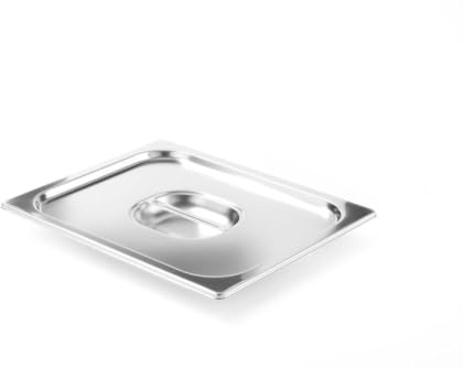 HENDI Gastronorm Deckel, sehr robust, GN1/2, 325x265mm, Edelstahl | Geeignet für Gastronormbehälter, Chafing Dishes, Bain-marie, Backöfen, Gefrierschränke, temperaturbeständig von -40 bis 300°C
