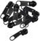 10 Reißverschluss Zipper Schieber f. 8mm Endlosreißverschluss non lock schwarz
