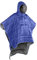 Winter Poncho Mantel Outdoor Camping Wärme kleine Steppdecke wasserabweisend Schlafsack Mantel Cape mit Hut für Erwachsene Männer Frauen (blau)