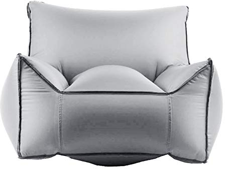 ele ELEOPTION Aufblasbares Luftsofa,Wasserdichtes Luftcouch,Indoor und Outdoor Aufblasbarer Loungesessel für Garten Meer Strand oder Camping Reisen Wandern (Grau)