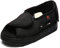 YJZQ Chaussons femme Réglable avec Scratch Pantoufles Large pour Pieds enflés Sport Sandales Chaussure ouvert pour Ongle incarné