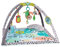 Infantino Milestones & Memories Twist and Fold Gym - Collapsible 4-in-1 Play Mat Stimulating, with 4 Modes and 4 Additional Sensory Toys for Infants and Toddlers, Multicoloured