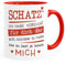 Moonworks® Kaffee-Tasse Schatz ich habe versucht für dich das beste Geschenk zu finden Geschenkidee Weihnachten Geburtstag Valentinstag inner-rot Keramik-Tasse