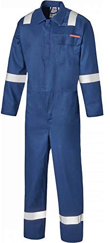Dickies Everyday Flame Retardant Reflective Coverall Boiler Suit Hi Vis FR24/7TPA Regular 32'' Leg (3XL, ROYAL)