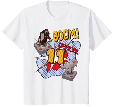 Gamer PC games gaming zocken Gamer 11 Jahre alt Geburtstag T-Shirt