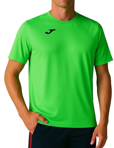 Joma Combi M/C, T-Shirt Hombre, Verde Flúor, 6XS