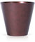 Corten Pot de fleurs en acier effet béton pour intérieur ou extérieur (1, court 20 cm)